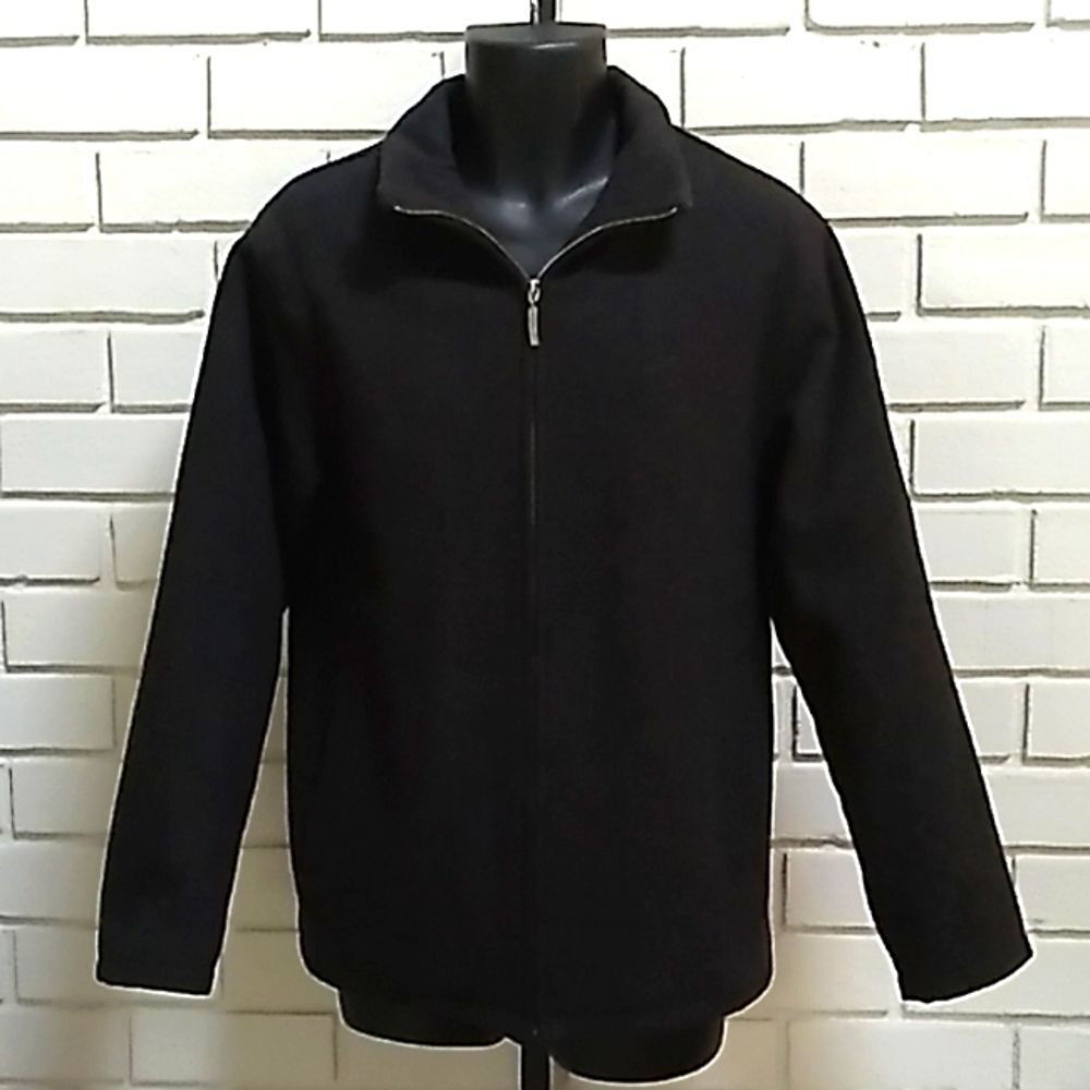 Apt 9 Men's Dark Gray Wool Blend Winter Coat. Size Small